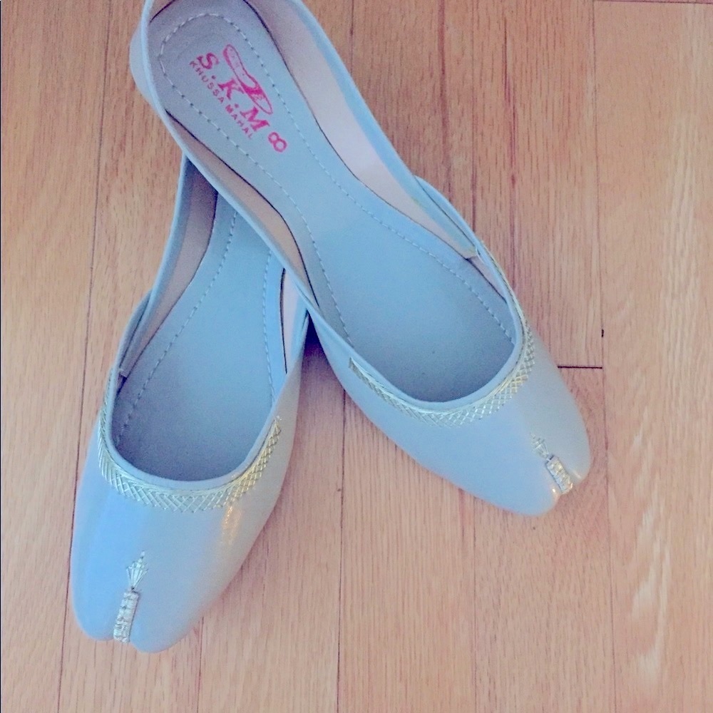 BNWT  vintage 💯 leather handmade embroidery khussa flats jutti